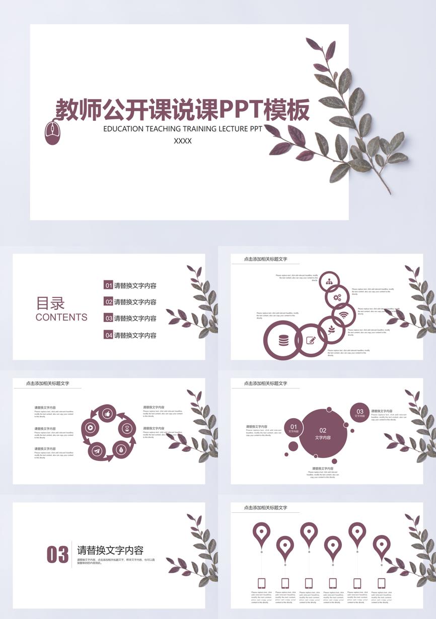 教育精选 (48)教学课件PPT模板